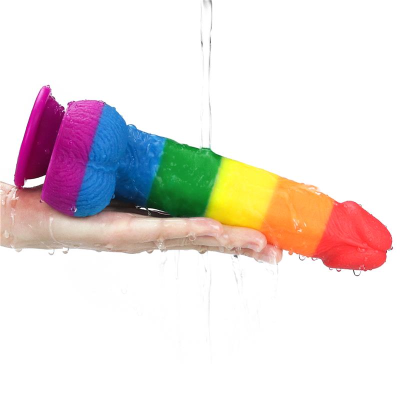 Dildo Prider 9 Silicona Líquida LGBT 10