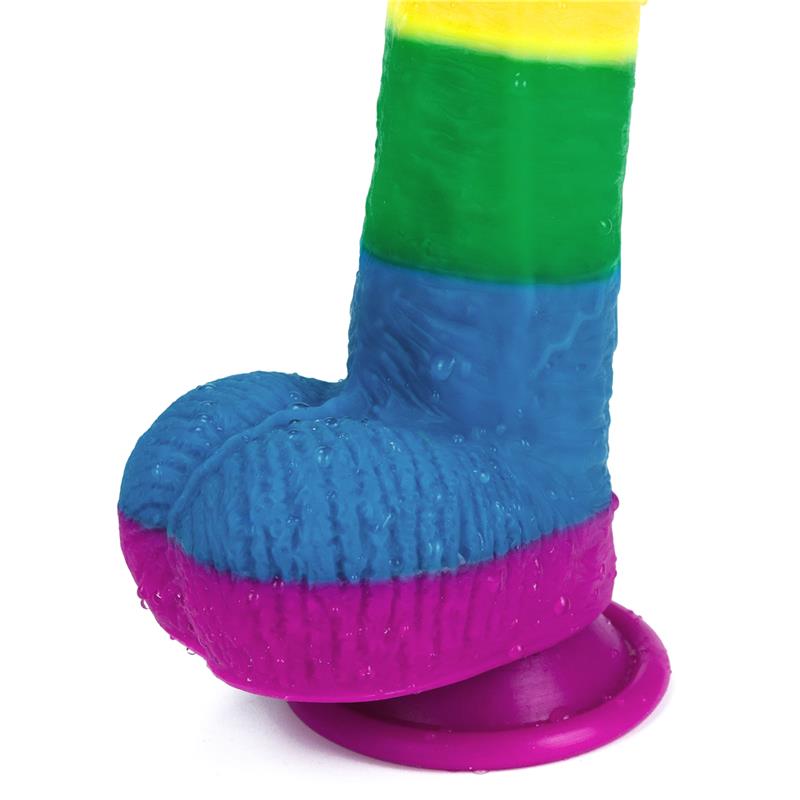 Dildo Prider 9 Silicona Líquida LGBT 5