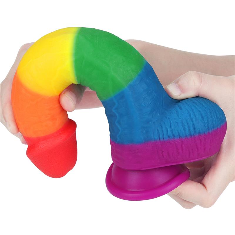 Dildo Prider 9 Silicona Líquida LGBT 8