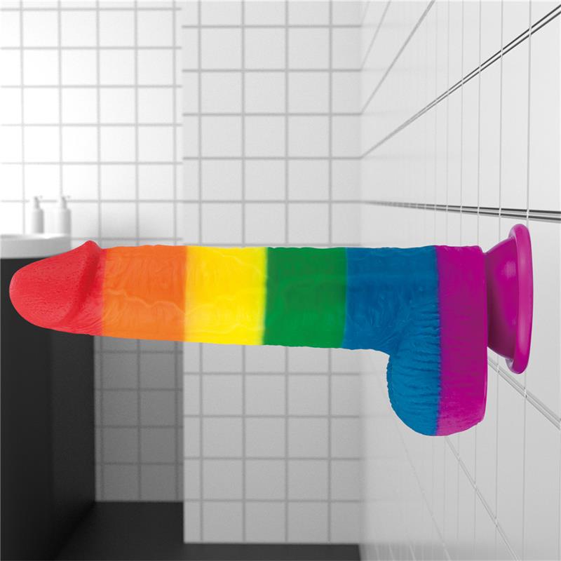 Dildo Prider 9 Silicona Líquida LGBT 9