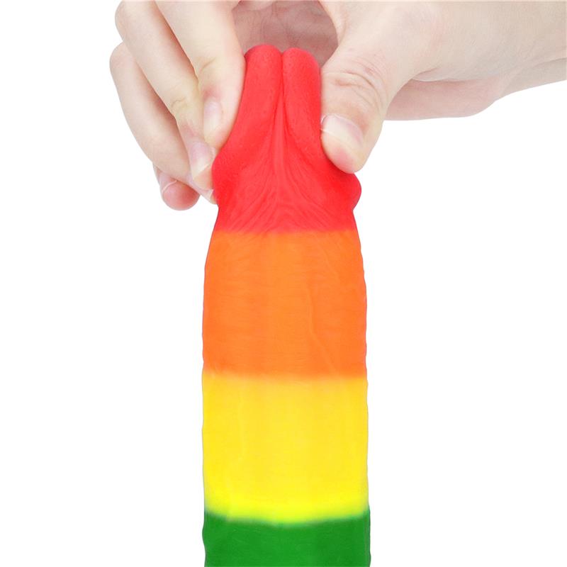Dildo Prider 9 Silicona Líquida LGBT 7