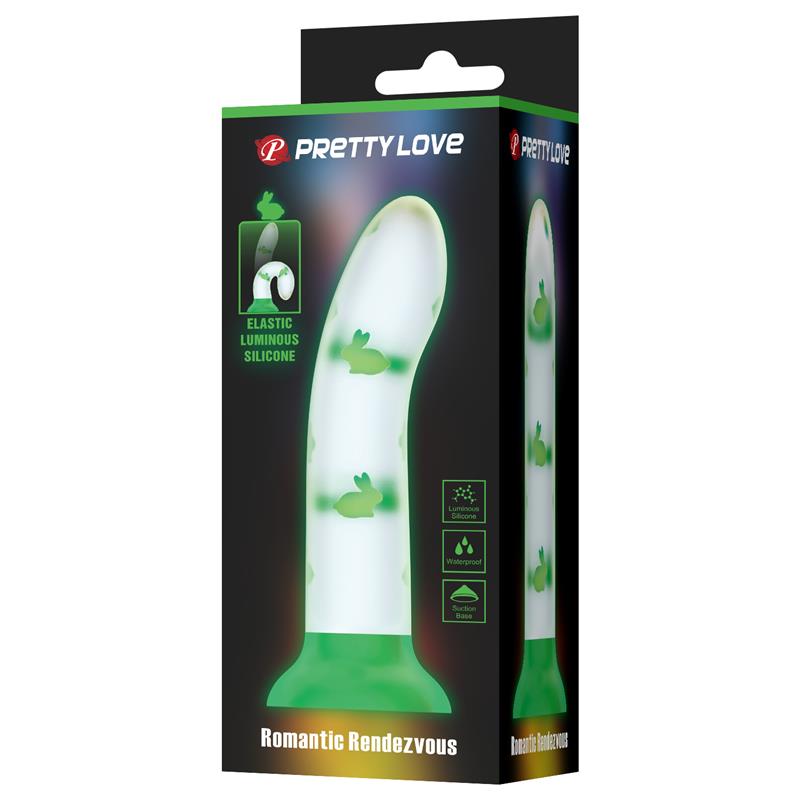 Dildo que Brilla en la Oscuridad Romantic Rendezvous 7