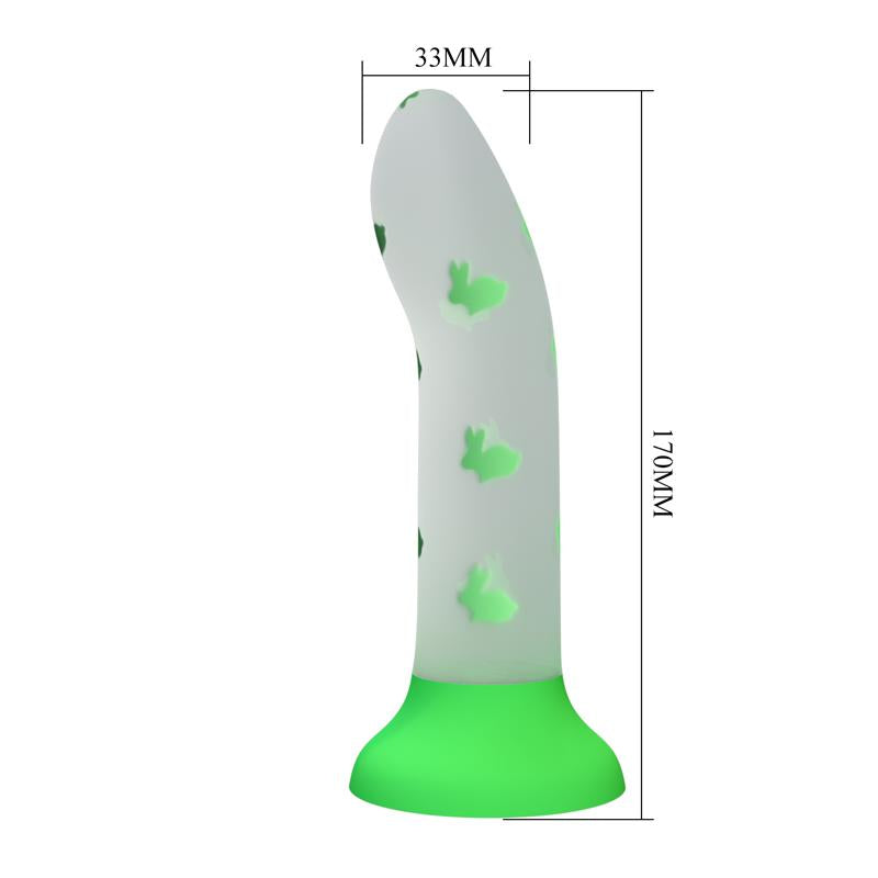 Dildo que Brilla en la Oscuridad Romantic Rendezvous 6