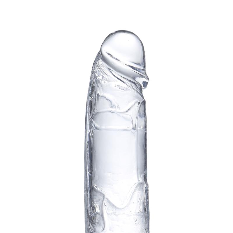 Dildo Realista con Testículos Material Cristalino 22 cm 5