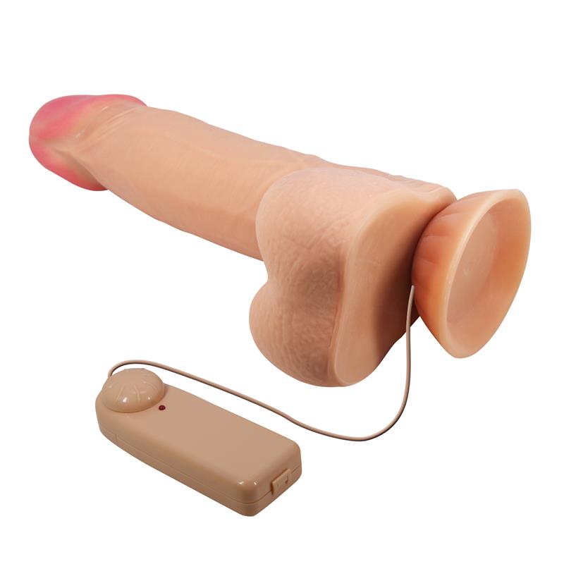 Dildo Realista Doble Densidad Piel Deslizante Retractil 4