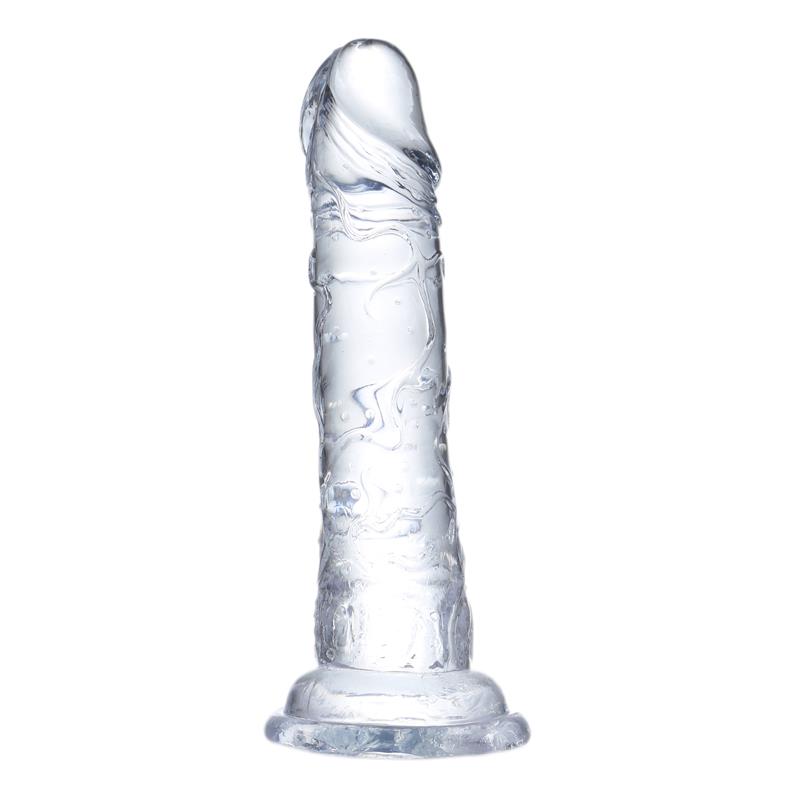 Dildo Realista Material Cristalino 19 cm 4