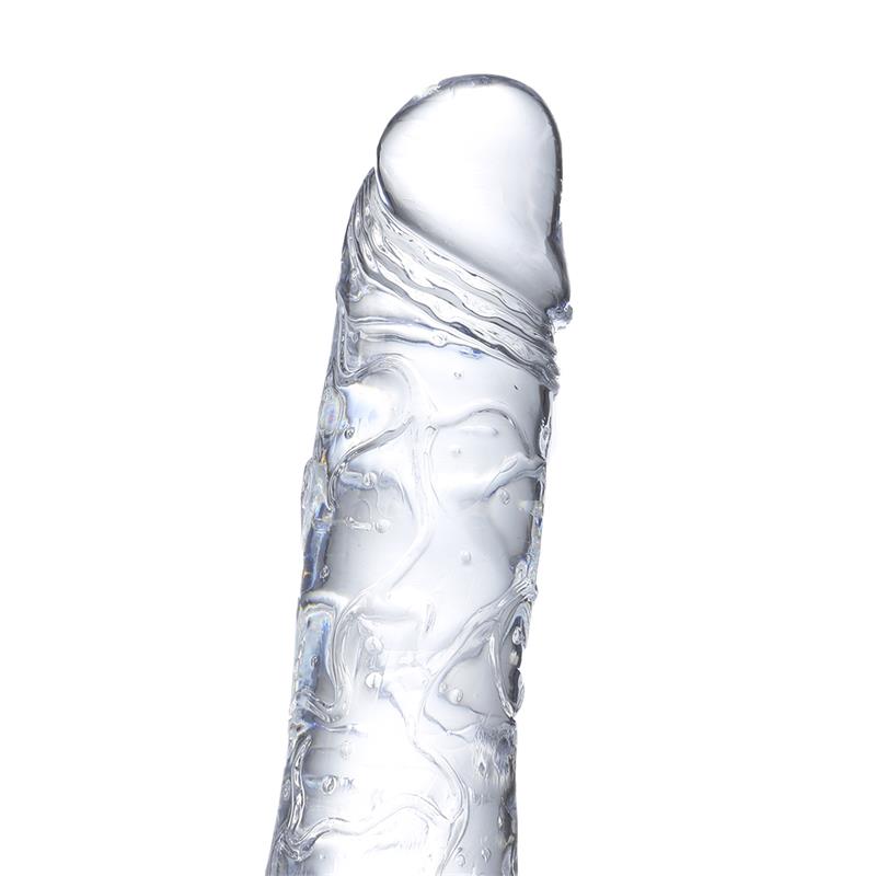 Dildo Realista Material Cristalino 19 cm 5