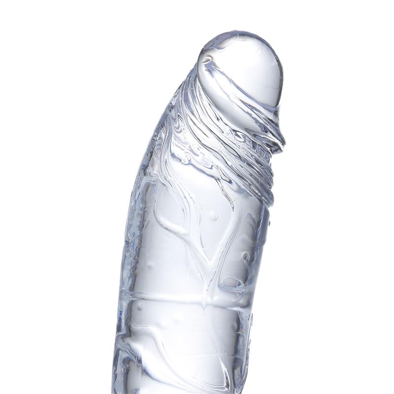 Dildo Realista Material Cristalino 21,5 cm 4