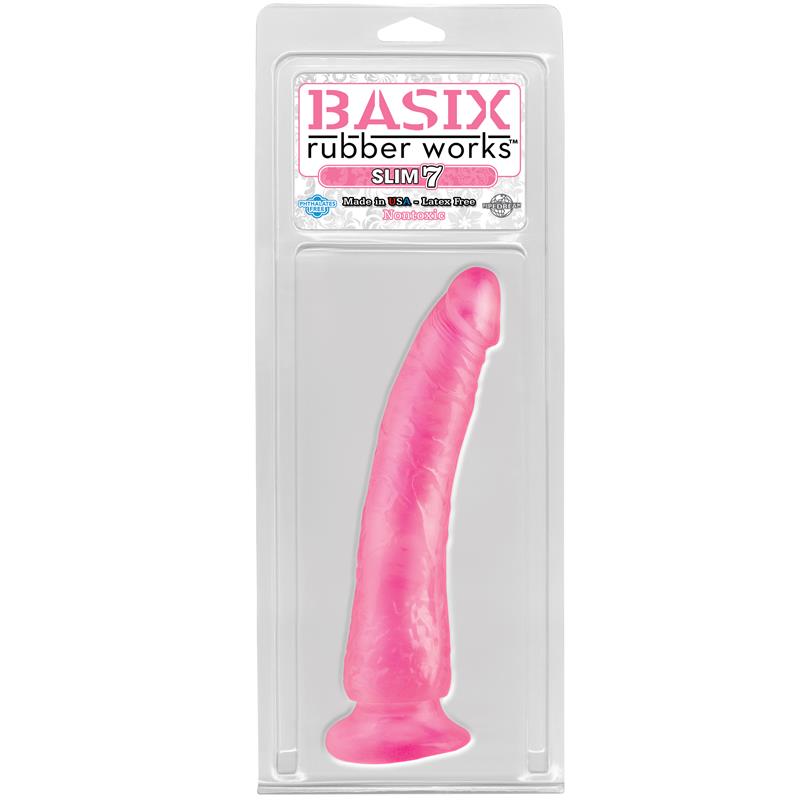 Dildo Slim 17,78 cm Rosa