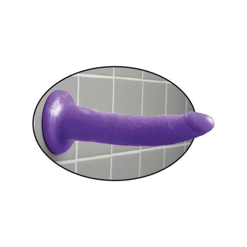 Dildo Slim 17,8 cm Púrpura