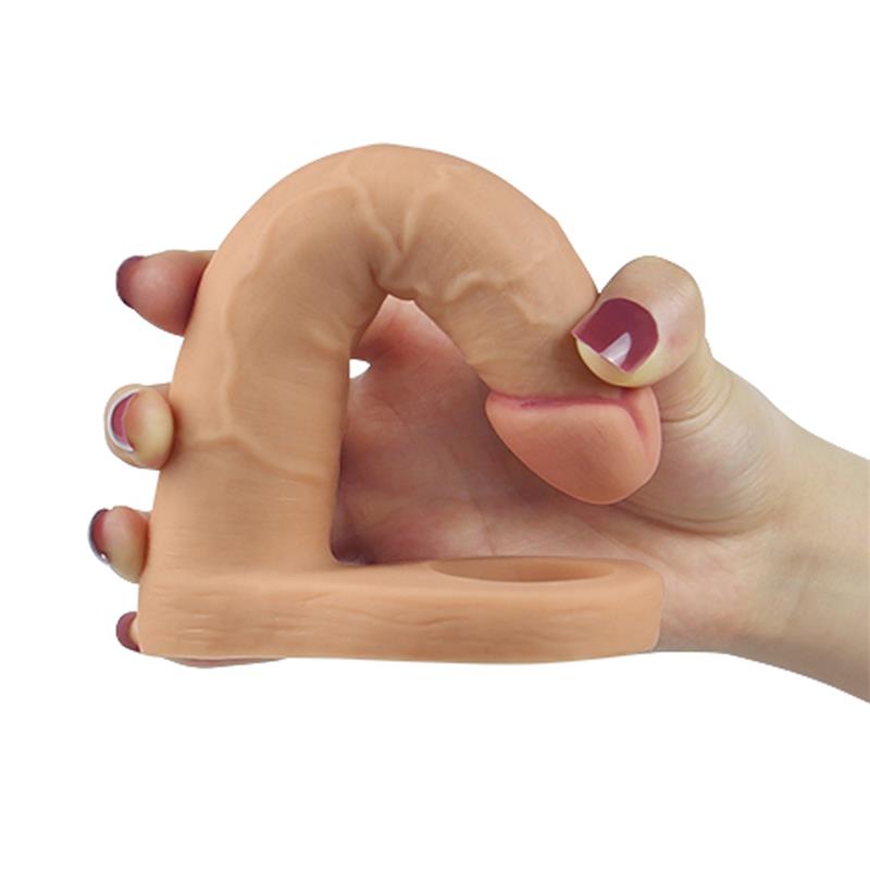 Dildo The Ultra Soft Double 6.25 Natural 2