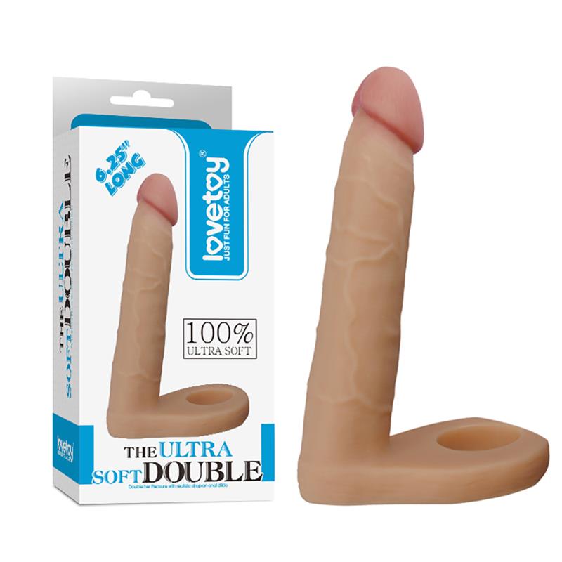 Dildo The Ultra Soft Double 6.25 Natural 7