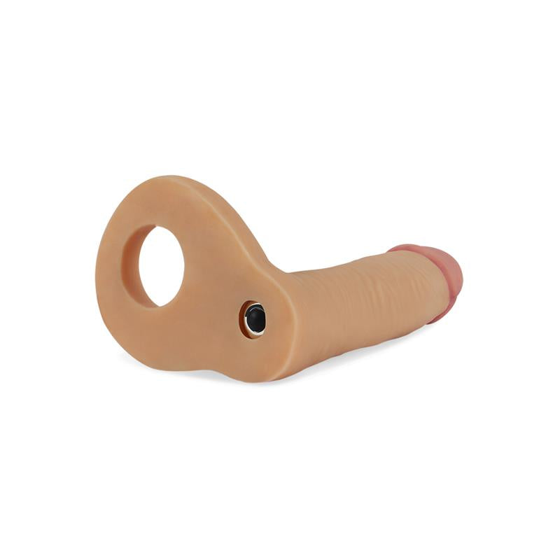 Dildo The Ultra Soft Double con Vibración 5.8 Natural 4