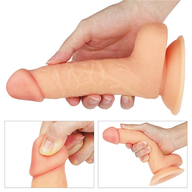 Dildo The Ultra Soft Dude 8 Natural 6