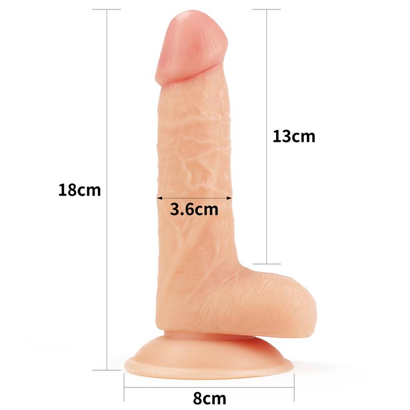 Dildo The Ultra Soft Dude 8 Natural 8