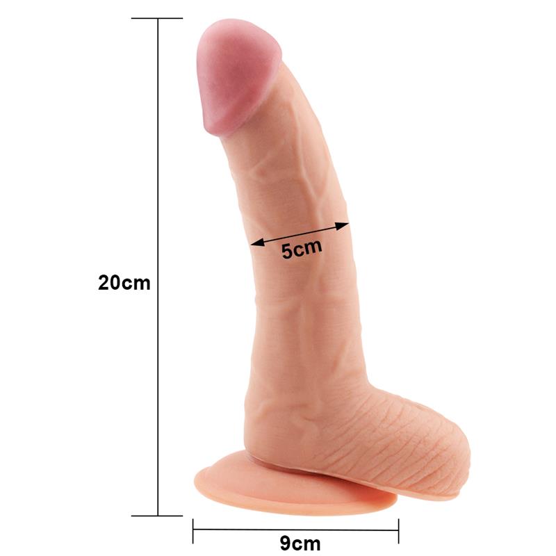 Dildo The Ultra Soft Dude 8.8 Natural 5