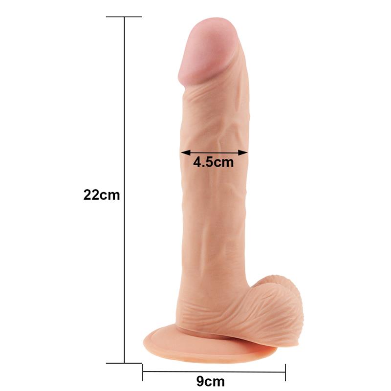 Dildo The Ultra Soft Dude 9 Natural 6