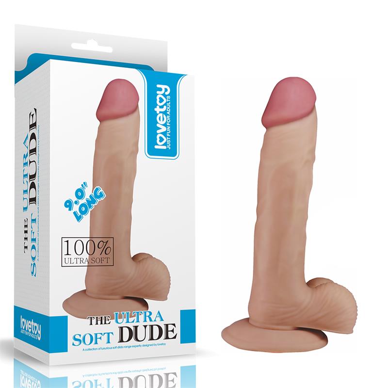 Dildo The Ultra Soft Dude 9 Natural 7