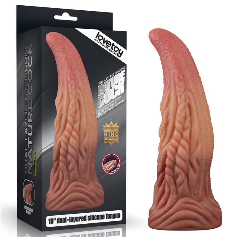 Dildo Tongue 10 Dual Layer 14