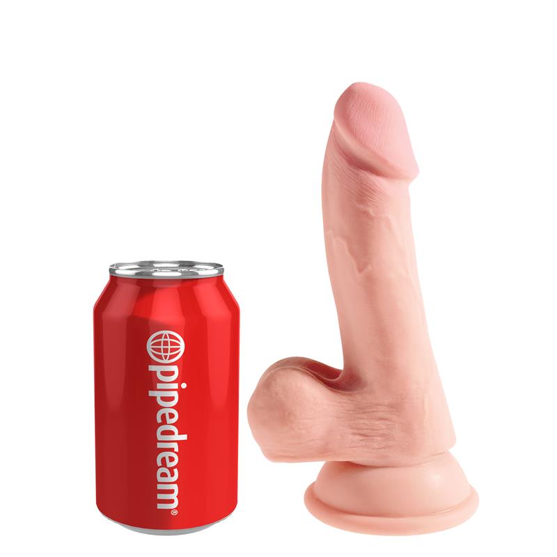 Dildo Triple Densidad con Testículos 6.5 3