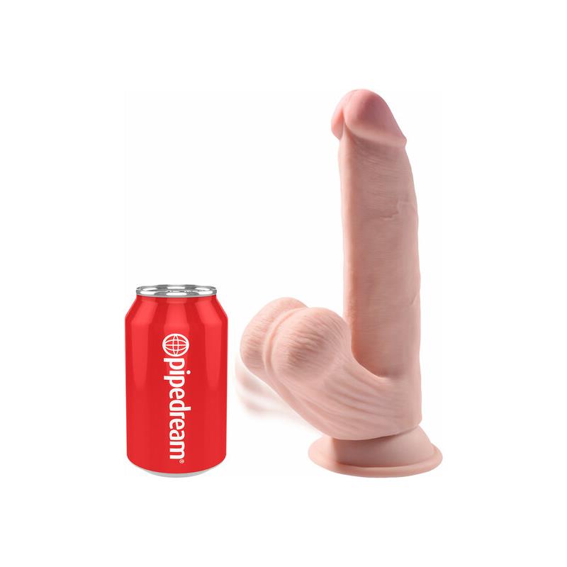 Dildo Triple Densidad Testiculos Oscilantes 8 3