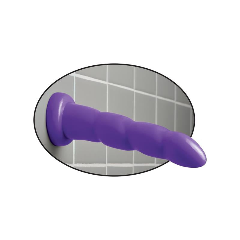 Dildo Twister 15,2 cm Púrpura