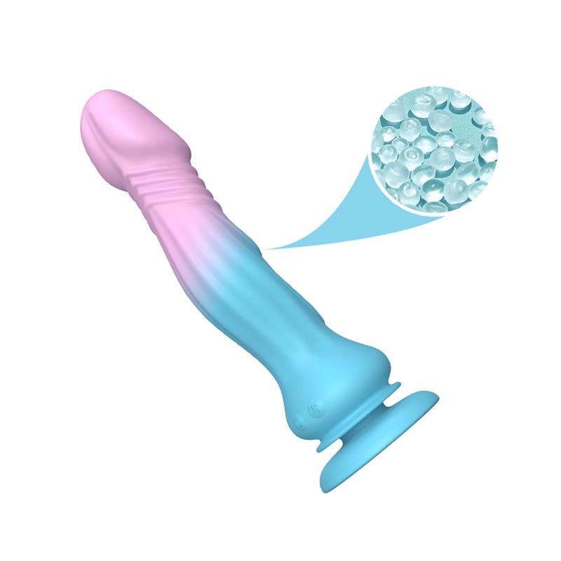 Dildo Vibrador con Thrusting y Ventosa 19.2 cm 4