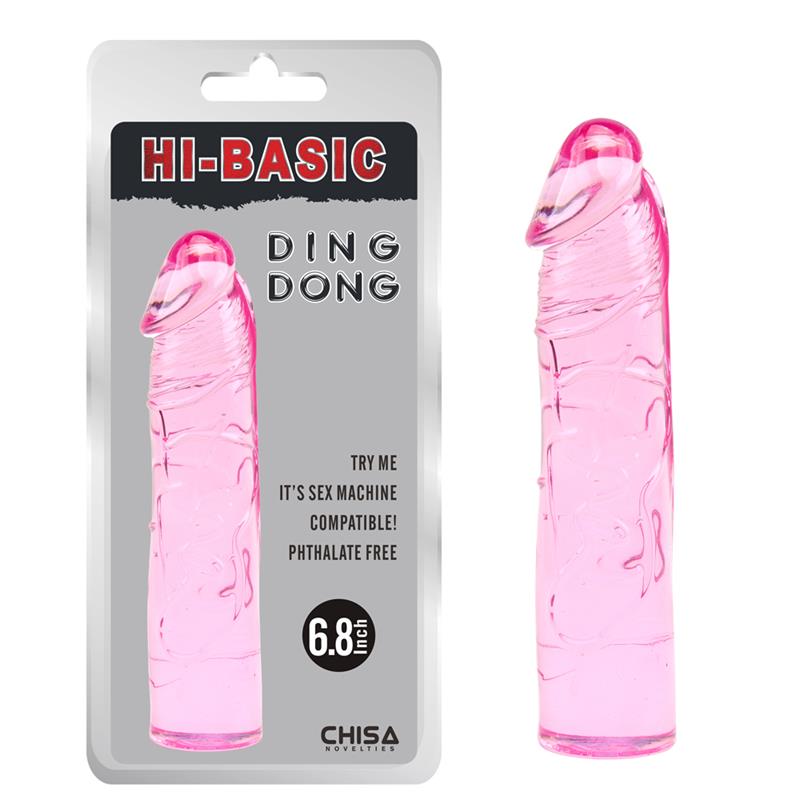Ding Dong Dildo 6.8 - 17.5cm Rosa