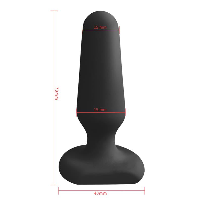 Doon Plug Anal de Silicona Negro 7