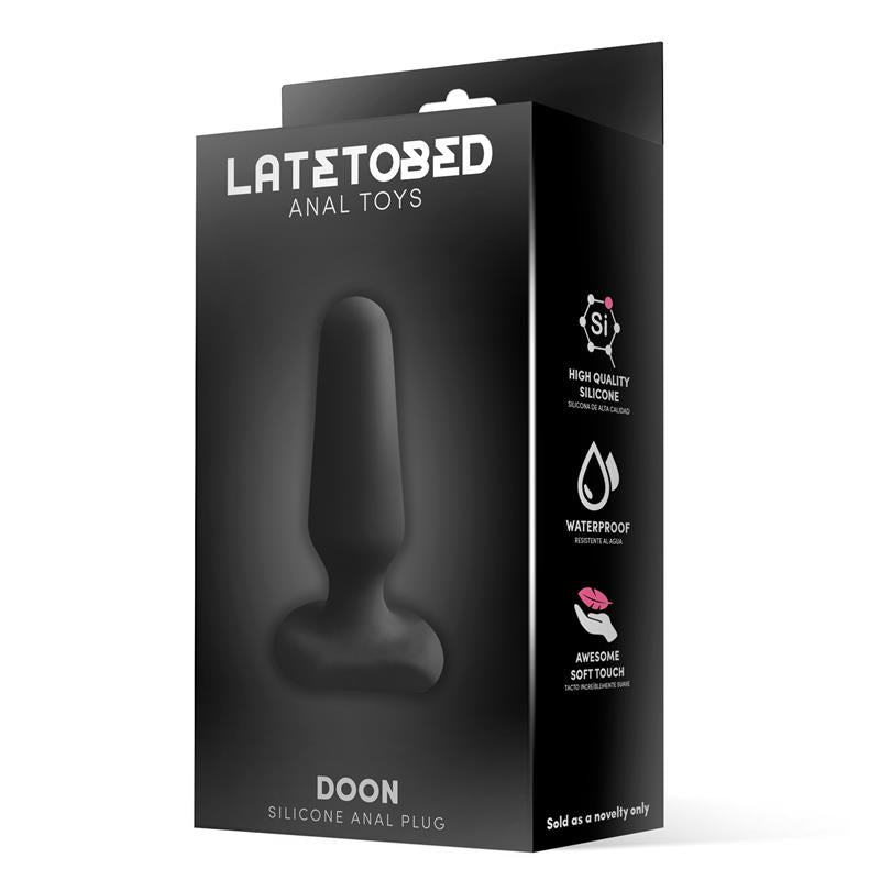 Doon Plug Anal de Silicona Negro 2