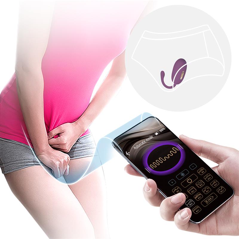 Doreen Huevo Vibrador con Electro Shock y App 5