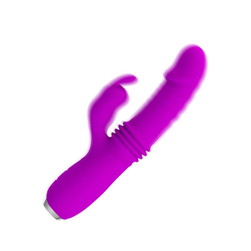 Dorothy Vibrador con Función Up and Down USB Púrpura 8