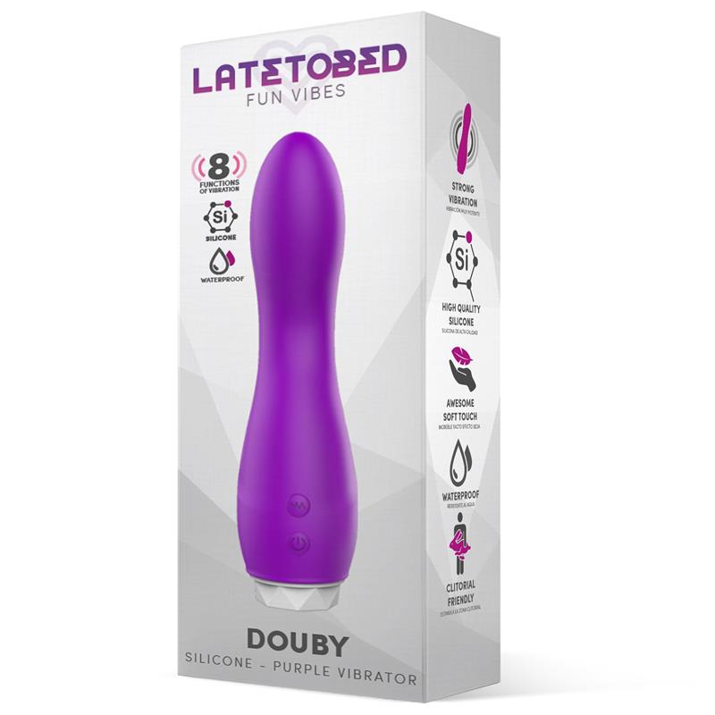 Douby Vibrador Silicona Púrpura 2