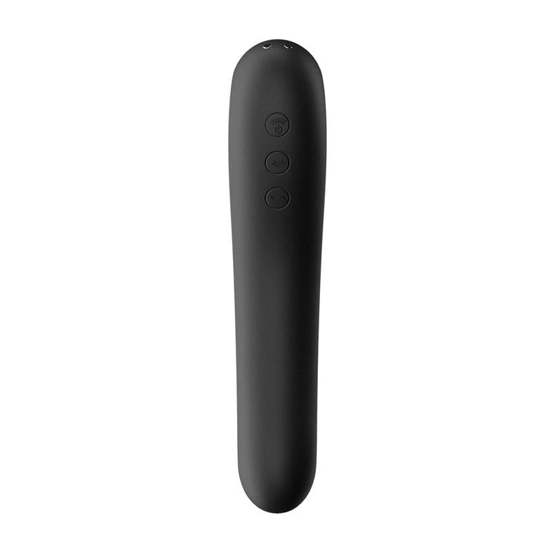 Dual Kiss Succionador y Vibrador 2 en 1 Negro 4