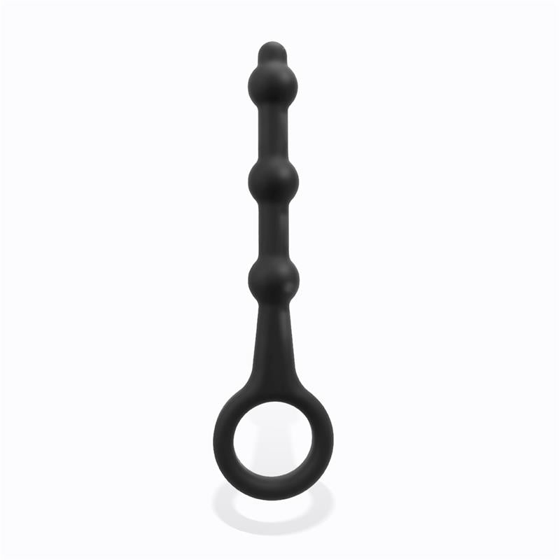 Elmer Plug Anal con Aro de Fácil Extracción Silicona Negro 4