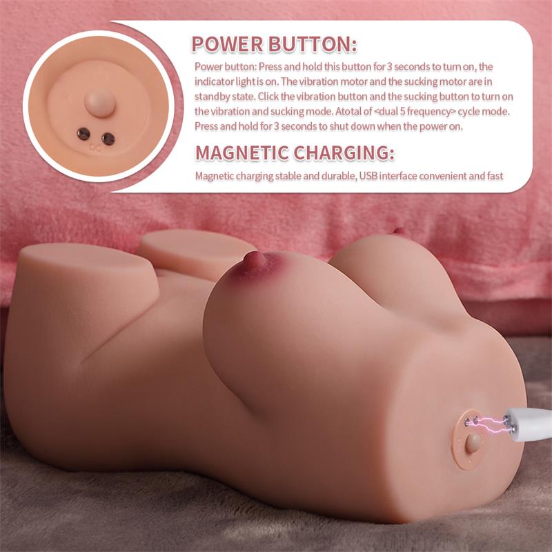 Elroy Mini Torso con Thrusting y Vibración 1.63 kg