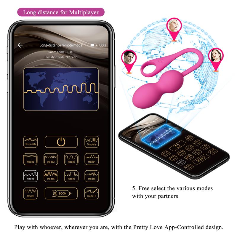 Elvira Bolas Kegel con Vibración y APP