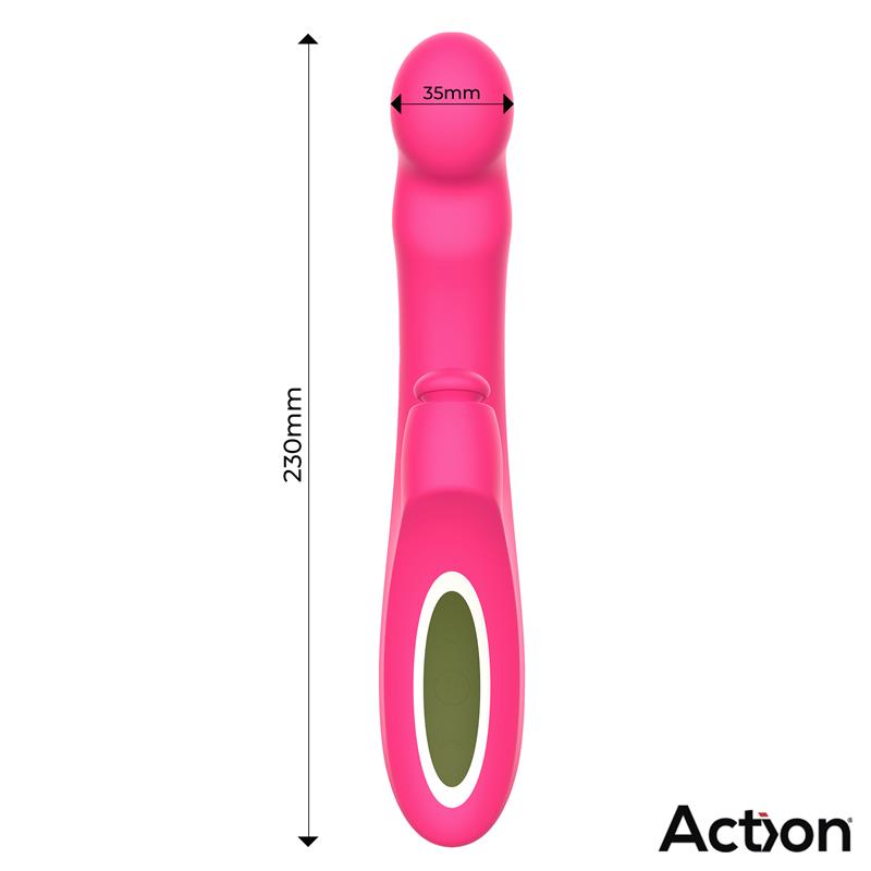Enles Vibrador con Beating Ball, Thrusting y Función de Calor 6