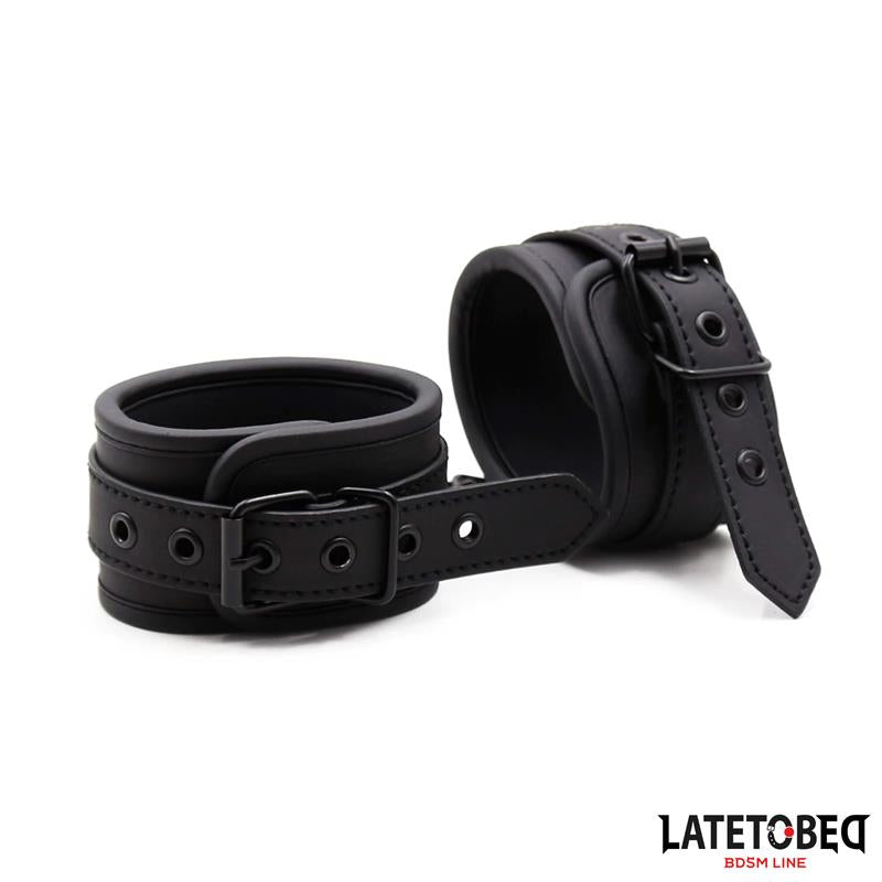 Esposas con Cadena Negro Sólido