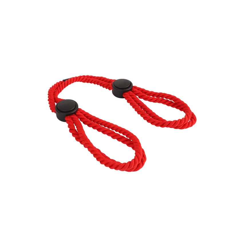 Esposas de Algodón Rojo Ajustables