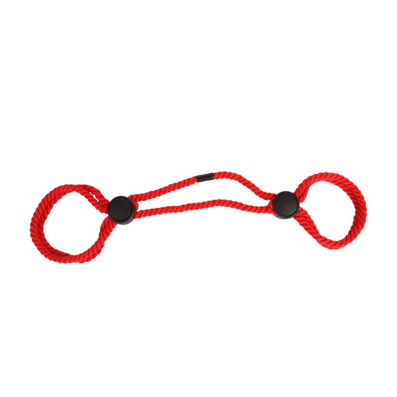 Esposas de Algodón Rojo Ajustables
