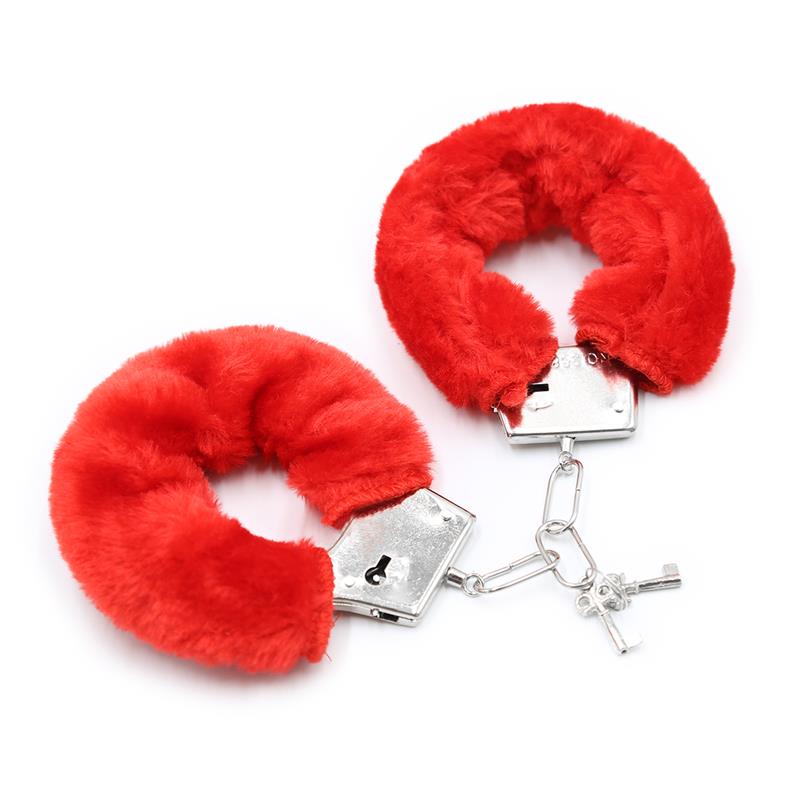Esposas de Metal para Muñecas con Pelo Rojo 4
