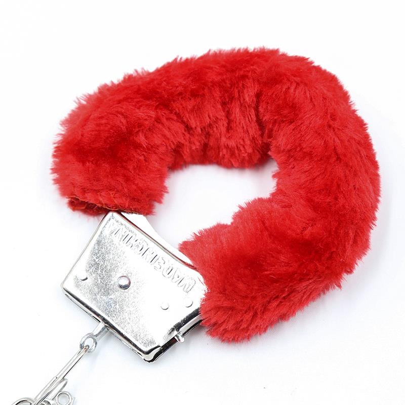 Esposas de Metal para Muñecas con Pelo Rojo 5