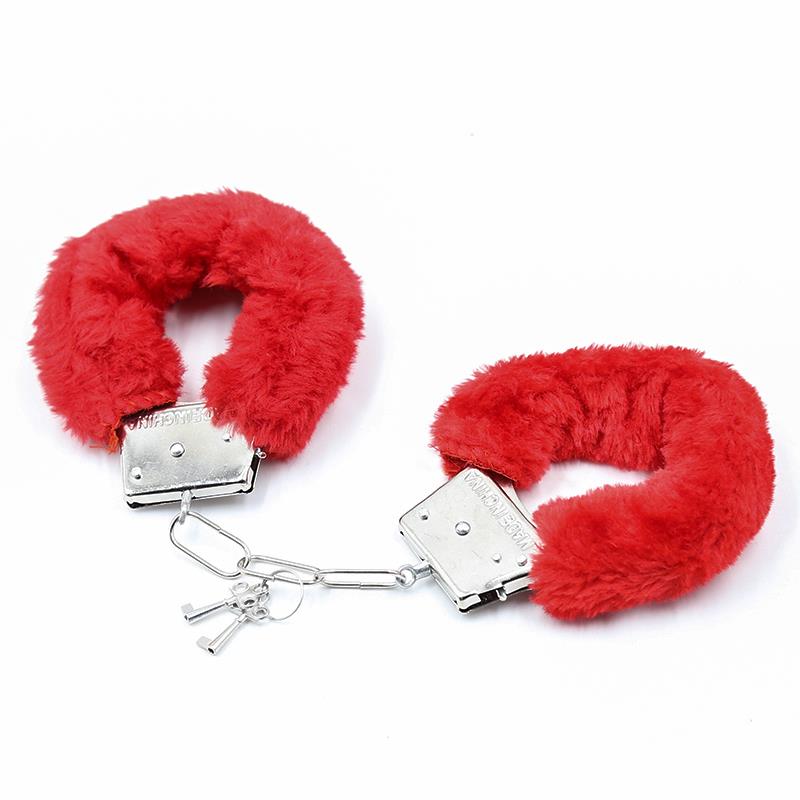 Esposas de Metal para Muñecas con Pelo Rojo 2