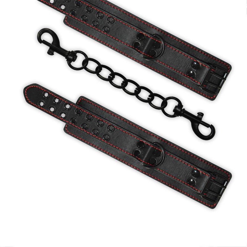 Esposas de Tobillos Bondage Negro 3