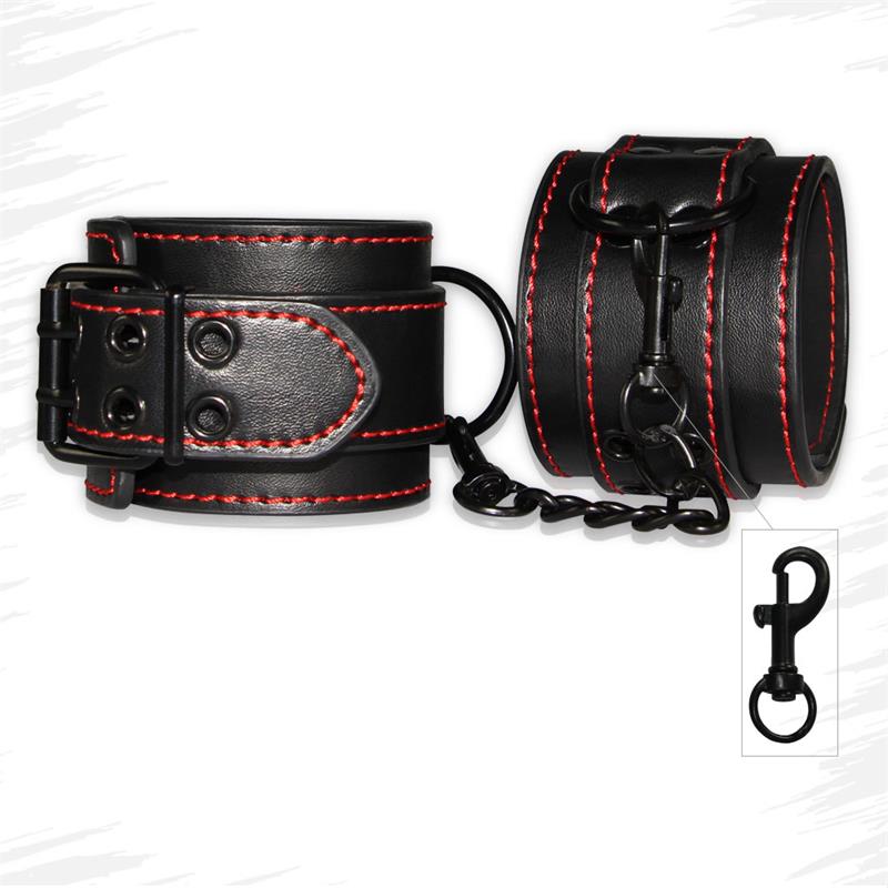 Esposas de Tobillos Bondage Negro 5