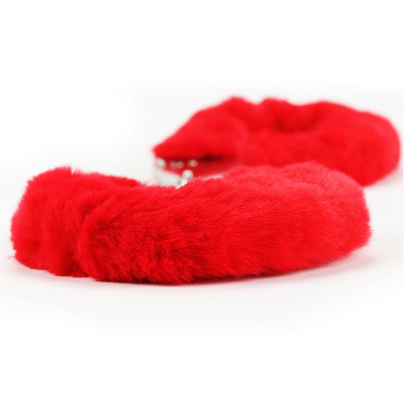 Esposas Metálicas con Pelo Rojo 5
