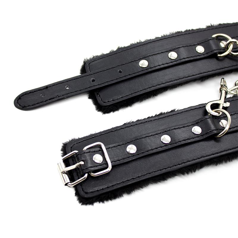 Esposas para Tobillos con Interior Acolchado 35 cm Negro 4