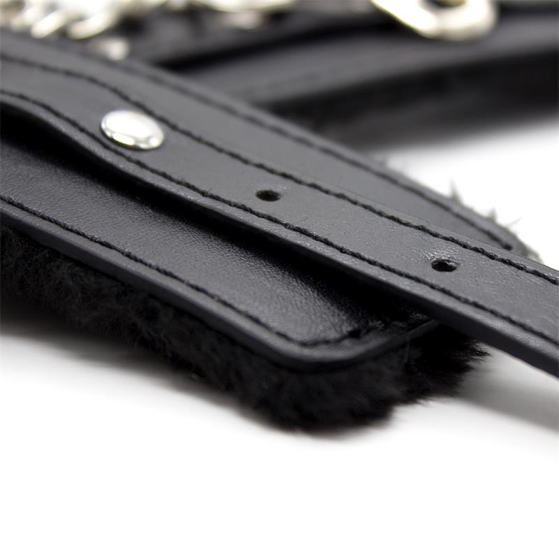 Esposas para Tobillos con Interior Acolchado 35 cm Negro 3