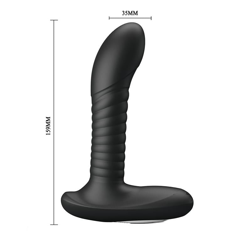 Estimulador Anal con Bolas Internas y Rotación